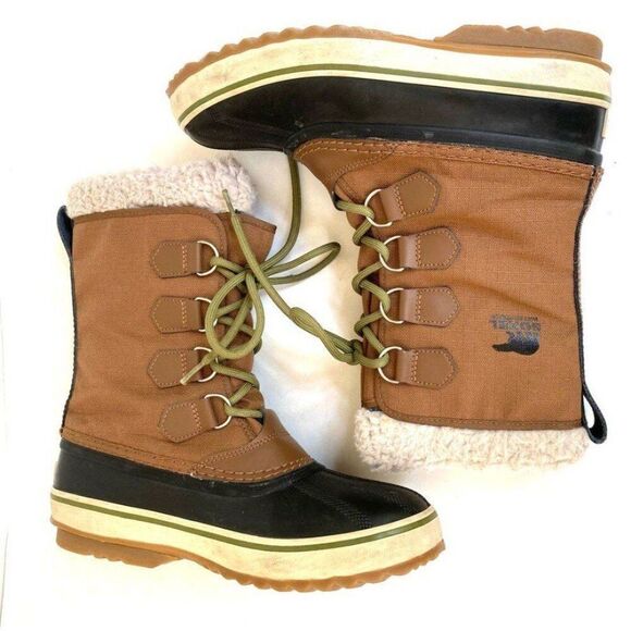 Sorel Men’s 1964 PAC T Waterproof Insulated Duck Boots Nutmeg Black Size 7 - Picture 4 of 8